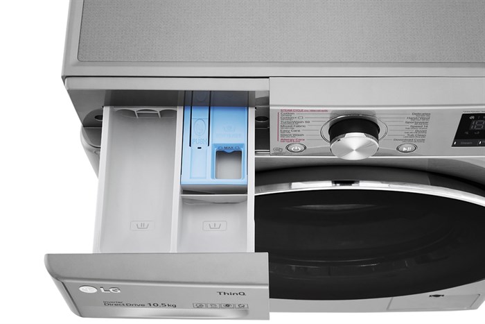 Máy giặt LG Inverter 10.5 kg FV1450S3V Màu Xám