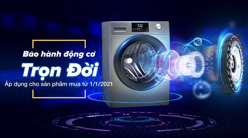 Máy giặt Aqua Inverter 10.5 KG AQD-D1050F.S