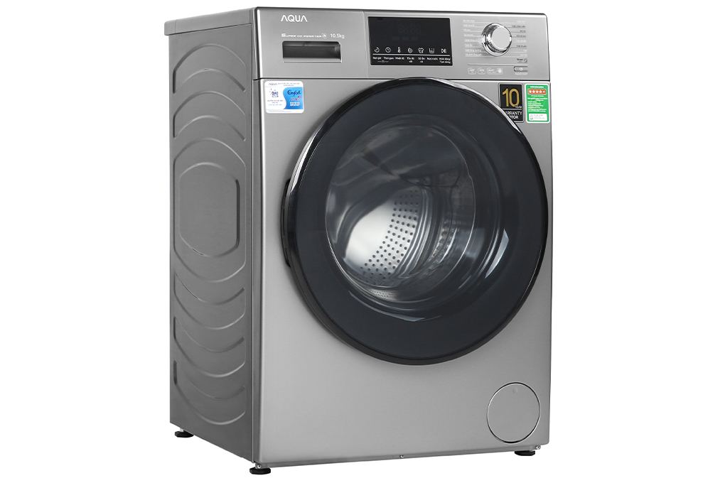 Máy giặt Aqua Inverter 10.5 KG AQD-D1050F.S chính hãng