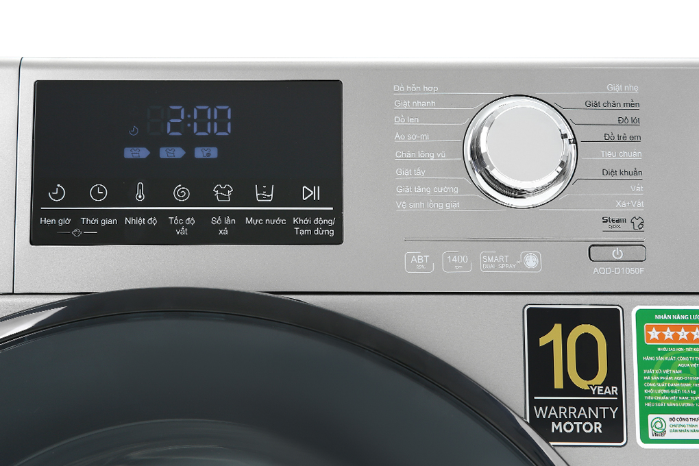 Mua máy giặt Aqua Inverter 10.5 KG AQD-D1050F.S