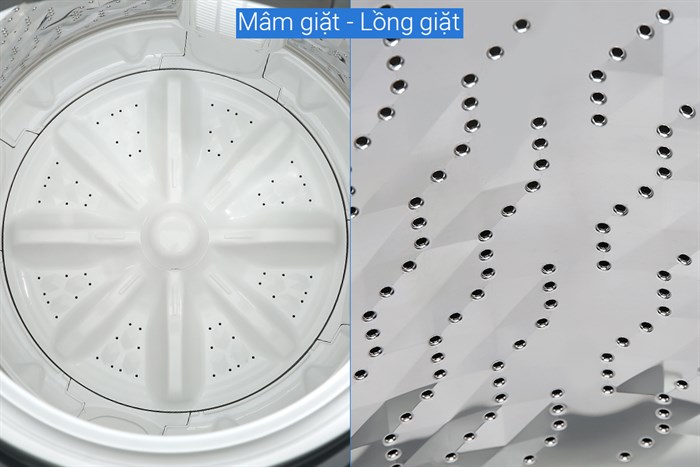 Máy giặt Panasonic Inverter 9.5 Kg NA-FD95V1BRV Màu Đen - Bạc