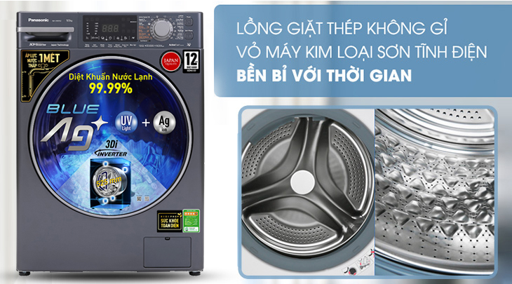 Làm từ vật liệu thép không gỉ