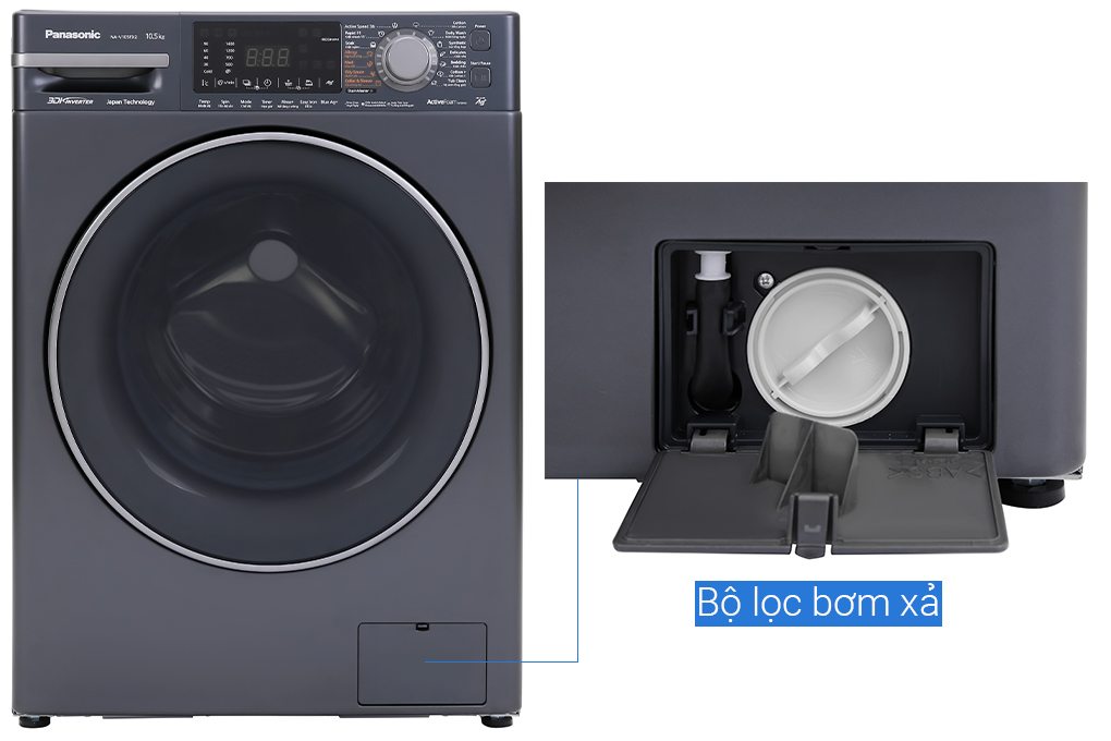 Mua máy giặt Panasonic Inverter 10.5 Kg NA-V105FX2BV