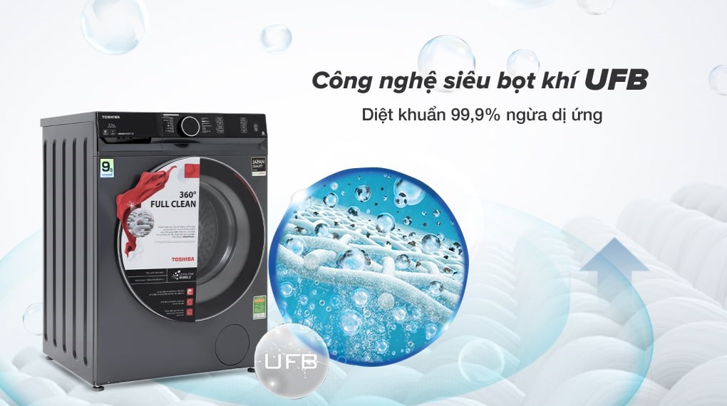 Máy giặt Toshiba Inverter 9.5 Kg TW-BK105G4V(MG)