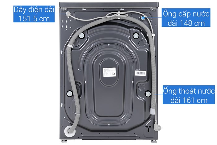 Máy giặt Toshiba Inverter 9.5 Kg TW-BK105G4V(MG) Màu Xám đậm