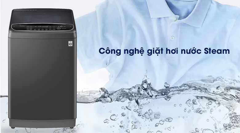Máy giặt LG Inverter 11 kg TH2111SSAB - Công nghệ giặt hơi nước Steam