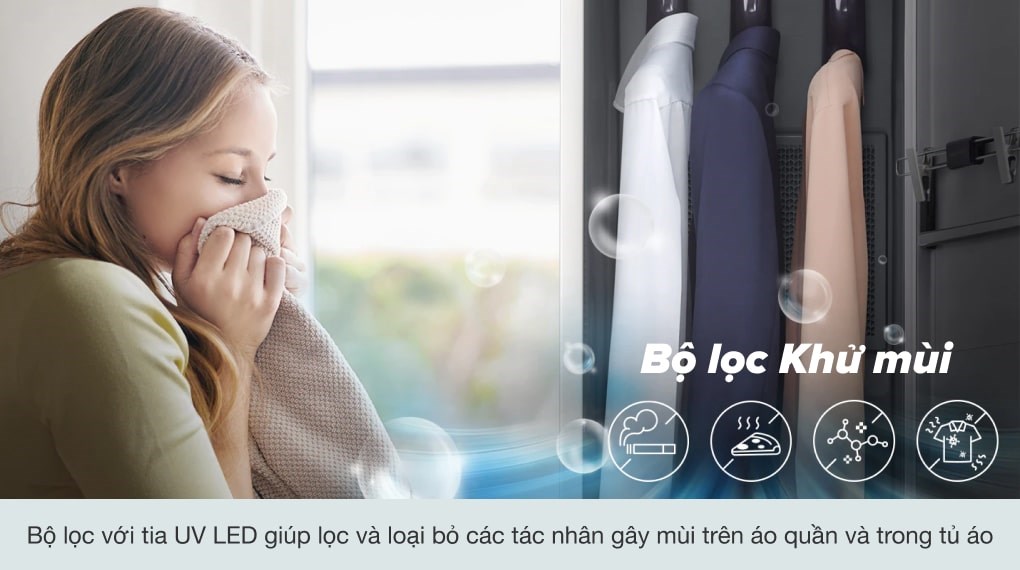 Tủ chăm sóc áo quần thông minh Samsung DF60R8600CG/SV