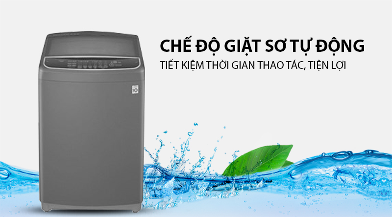 Máy giặt LG Inverter 9kg T2109VSAB-Tiết kiệm thời gian, tiện lợi với chế độ giặt sơ tự động