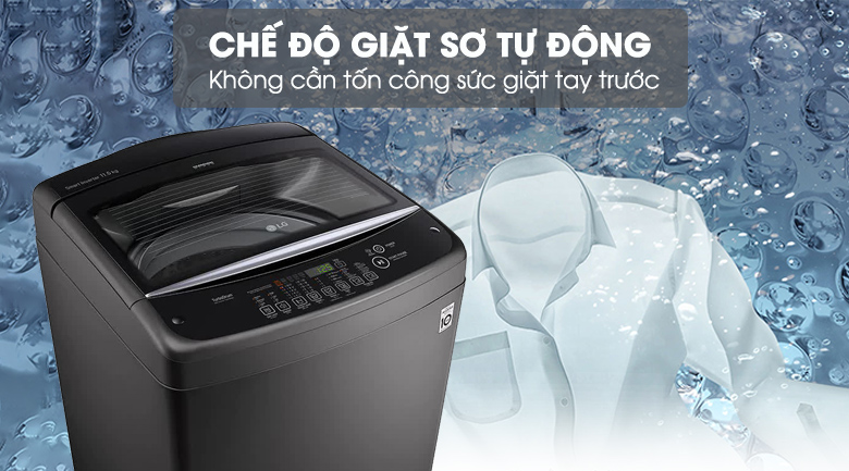 Máy giặt LG Inverter T23VSAB - Chế độ giặt sơ Auto Prewash | Home Best