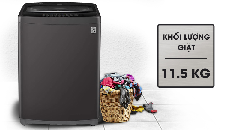 Máy giặt LG Inverter 11,5 kg T2351VSAB - Thiết kế thanh lịch
