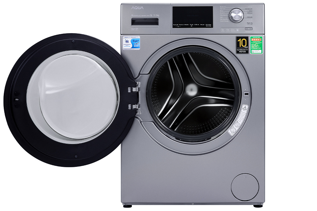 Máy giặt AQUA Inverter 9.0 KG AQD-DD900F S giá rẻ