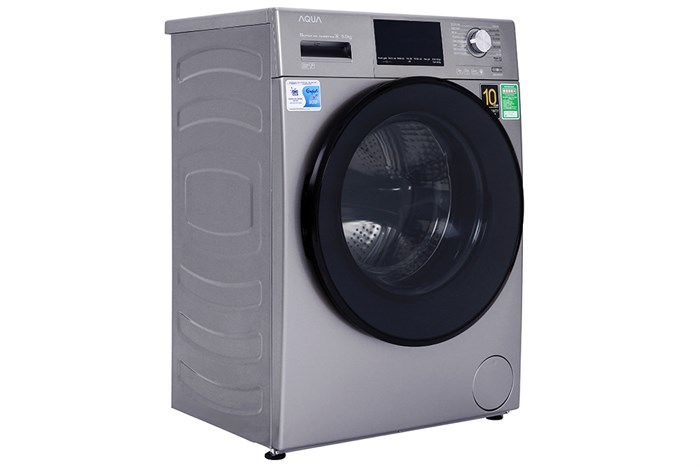 Máy giặt AQUA Inverter 9.0 KG AQD-DD900F S Màu Bạc