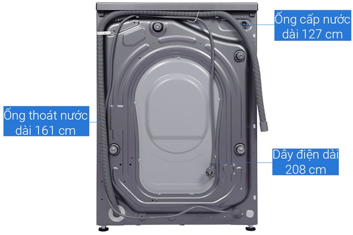 Máy giặt AQUA Inverter 9.0 KG AQD-DD900F S Màu Bạc