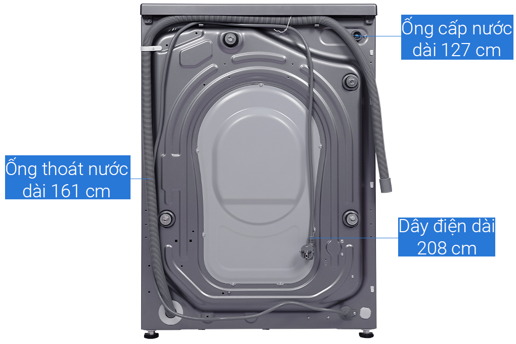 Máy giặt AQUA Inverter 9.0 KG AQD-DD900F S chính hãng
