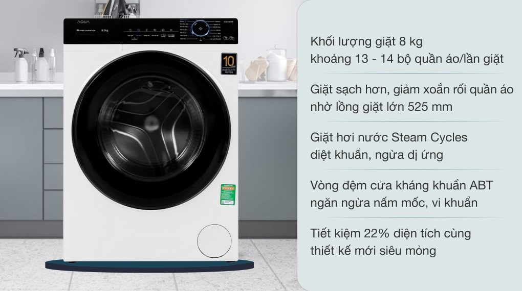 Làm thế nào để vệ sinh và bảo dưỡng đúng cách cho máy giặt Aqua AQD-A800F W?
