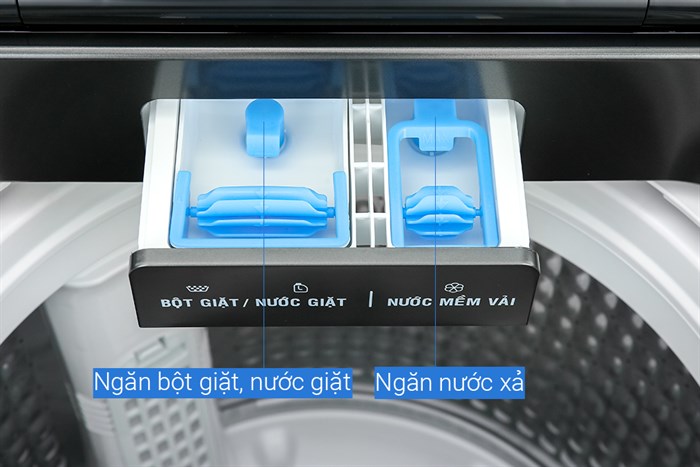 Máy giặt Aqua Inverter 10.5 KG AQW-DR105FT BK Màu Xám