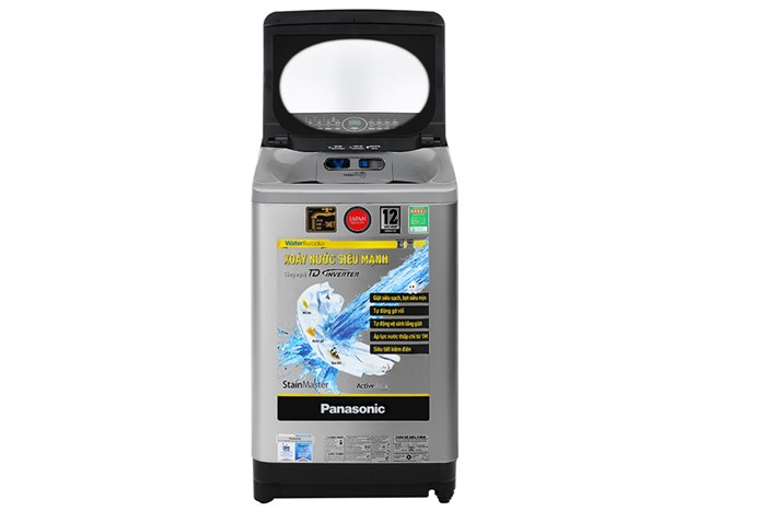 Máy giặt Panasonic Inverter 9.5 kg NA-FD95X1LRV Màu Đen - Xám