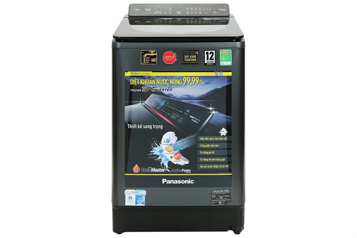 Máy giặt Panasonic Inverter 14 Kg NA-FD14V1BRV Màu Đen