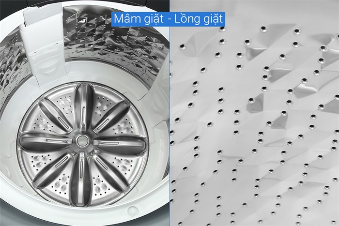 Máy giặt Panasonic Inverter 14 Kg NA-FD14V1BRV Màu Đen