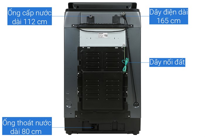 Máy giặt Panasonic Inverter 16 Kg NA-FD16V1BRV Màu Đen