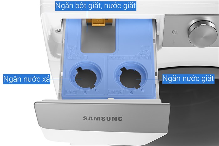 Máy giặt Samsung Inverter 10kg WW10TP44DSH/SV Màu Trắng