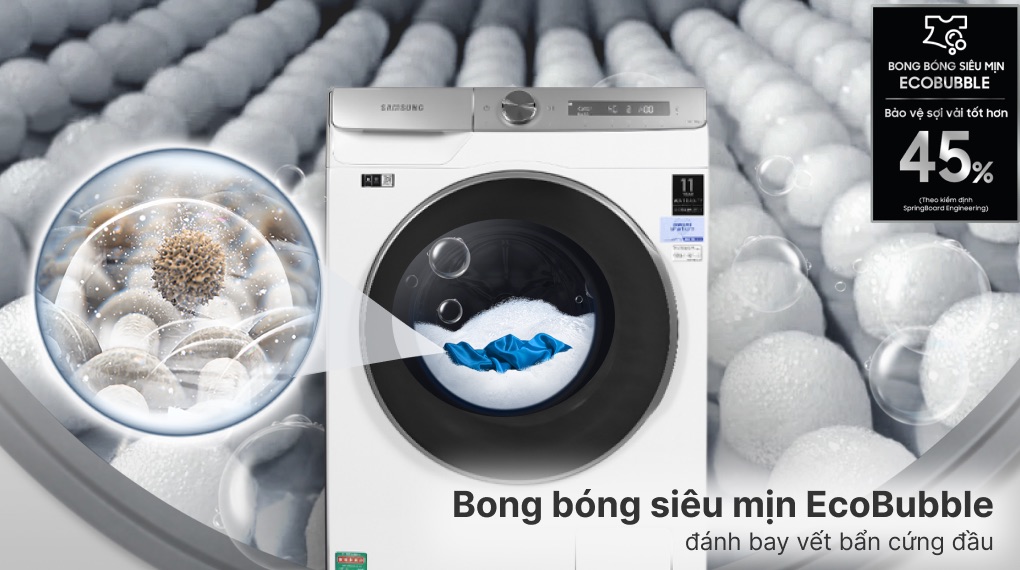 Máy giặt Samsung WW10TP44DSH/SV - EcoBubble