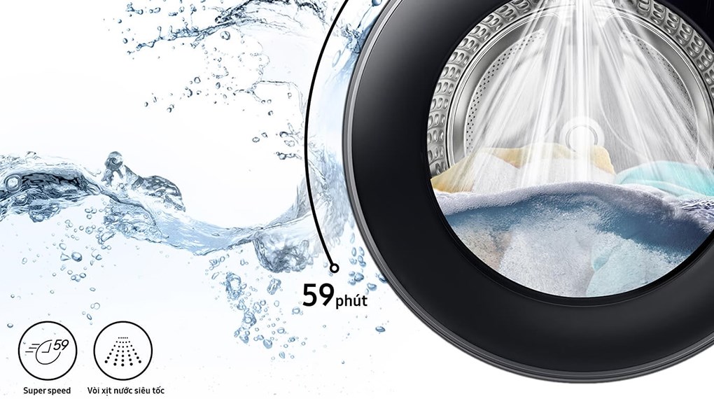 Máy giặt Samsung AI Inverter 10 kg WW10T634DLX/SV