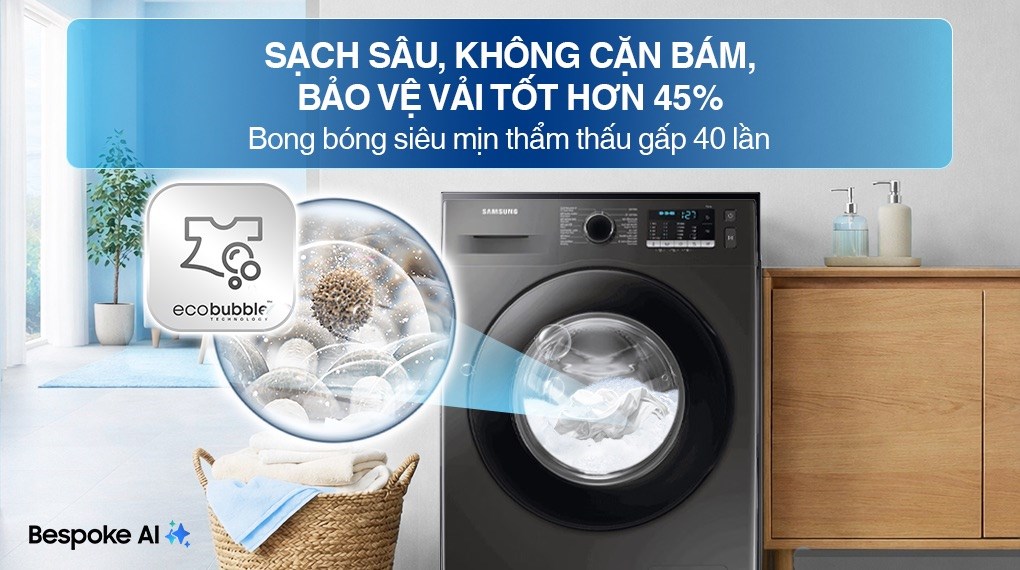 Máy giặt Samsung Inverter 9.5 kg WW95TA046AX/SV