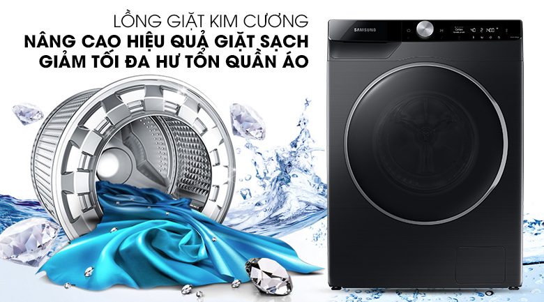 Máy giặt Samsung AI Inverter 9kg WW90TP44DSB/SV - 17