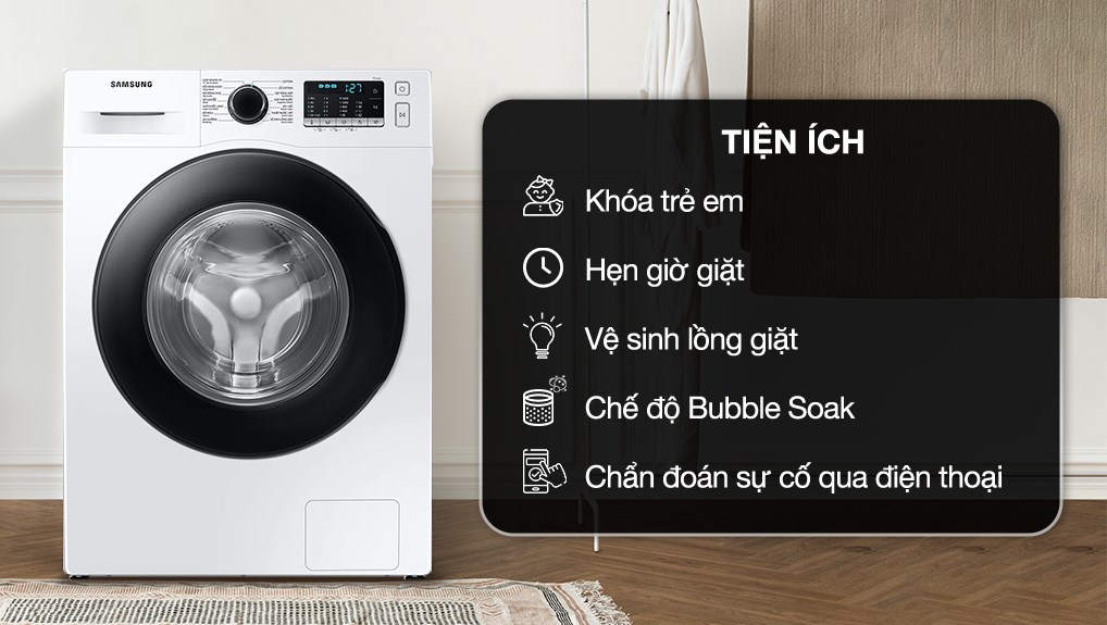 Máy giặt Samsung Inverter 10 kg WW10TA046AE/SV