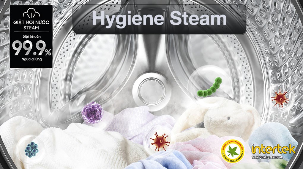 Máy giặt sấy Samsung AI Inverter 14kg WD14TP44DSB/SV