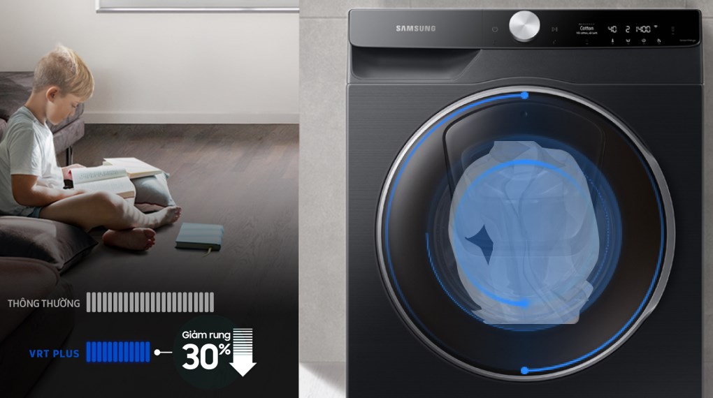 Máy giặt Samsung AI AddWash Inverter 12kg WW12TP94DSB/SV