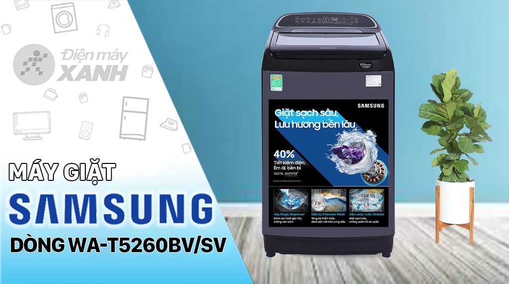 Máy giặt Samsung Inverter 10 Kg WA10T5260BV/SV
