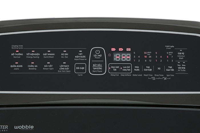 Máy giặt Samsung Inverter 10 Kg WA10T5260BV/SV Màu Đen