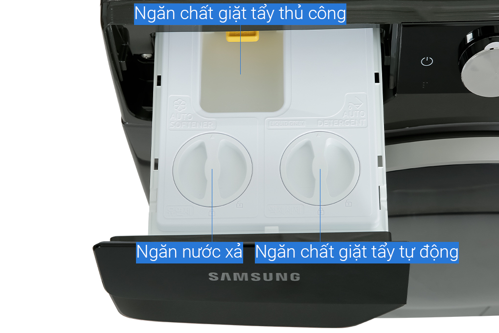 Máy giặt Samsung AI Inverter 10 kg WW10TP44DSB/SV Màu Đen