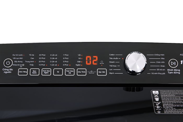 Máy giặt Aqua 10.5 KG AQW-FR105GT BK Màu Đen