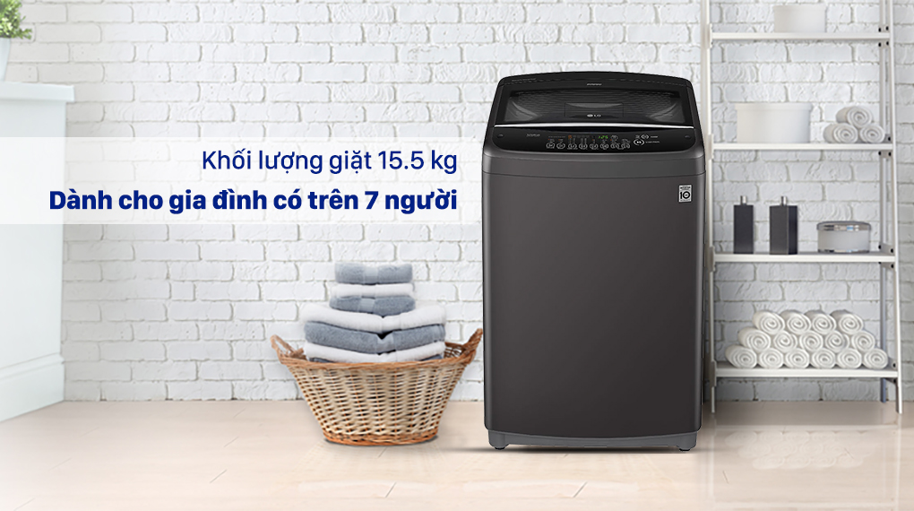 Máy giặt LG T2555VSAB - Khối lượng giặt 15.5 kg