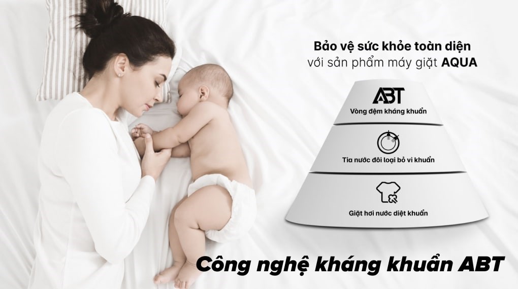 Máy giặt Aqua Inverter 9.0 KG AQD-A900F S