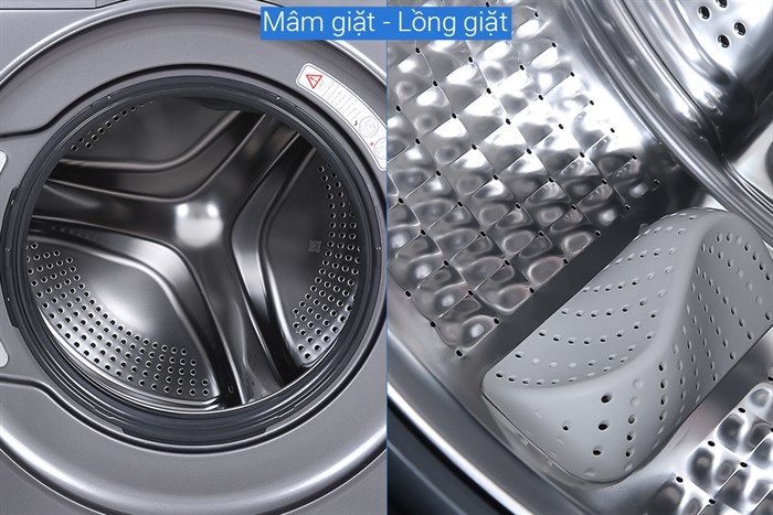 Máy giặt Aqua Inverter 9.0 KG AQD-A900F S Màu Bạc