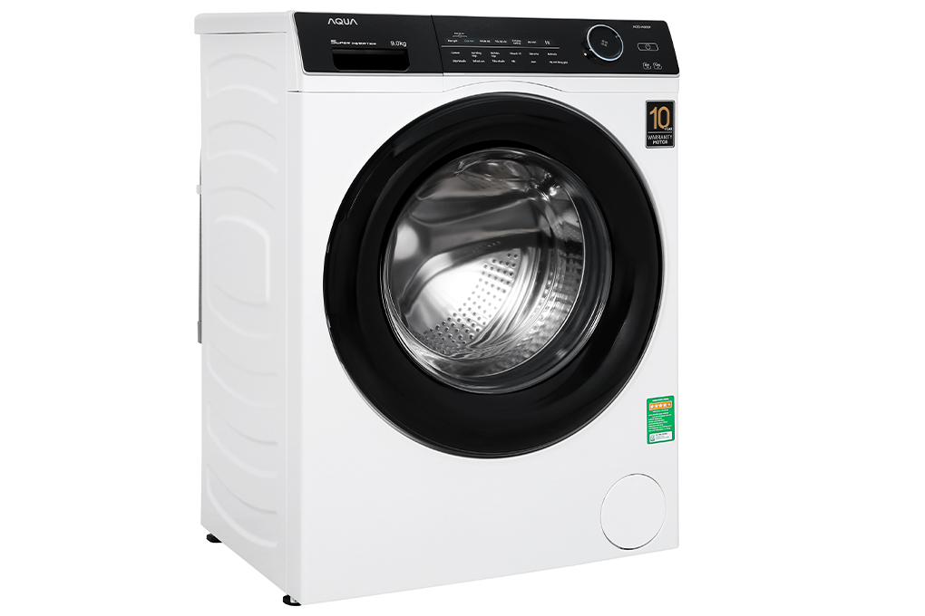 Siêu thị máy giặt Aqua Inverter 9.0 KG AQD-A900F W