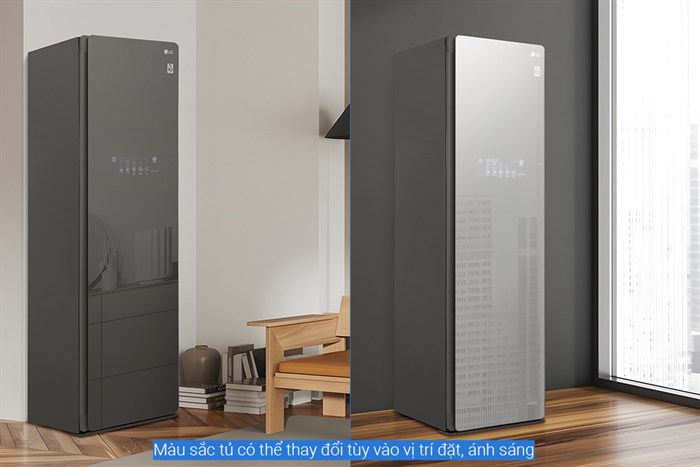 Tủ chăm sóc quần áo thông minh LG Styler Inverter 5 móc S5MB Màu Chrome