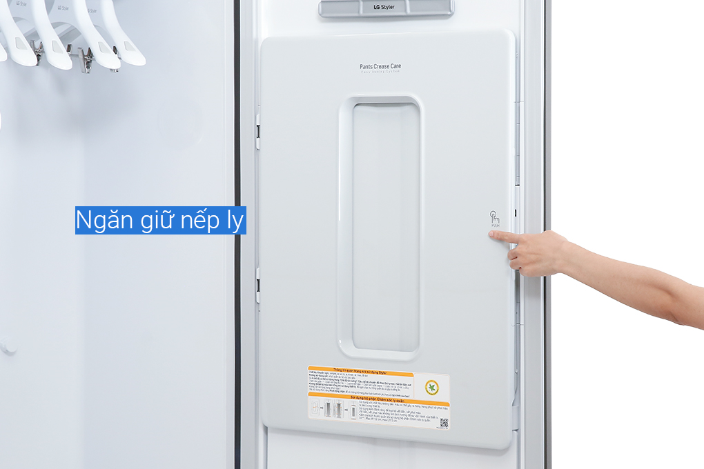 Tủ chăm sóc quần áo thông minh LG Styler Inverter 5 móc S5MB Màu Chrome