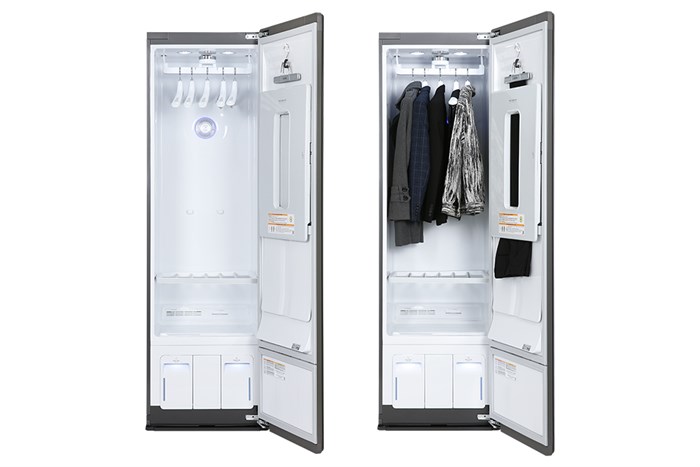 Tủ chăm sóc quần áo thông minh LG Styler Inverter 5 móc S5MB Màu Chrome