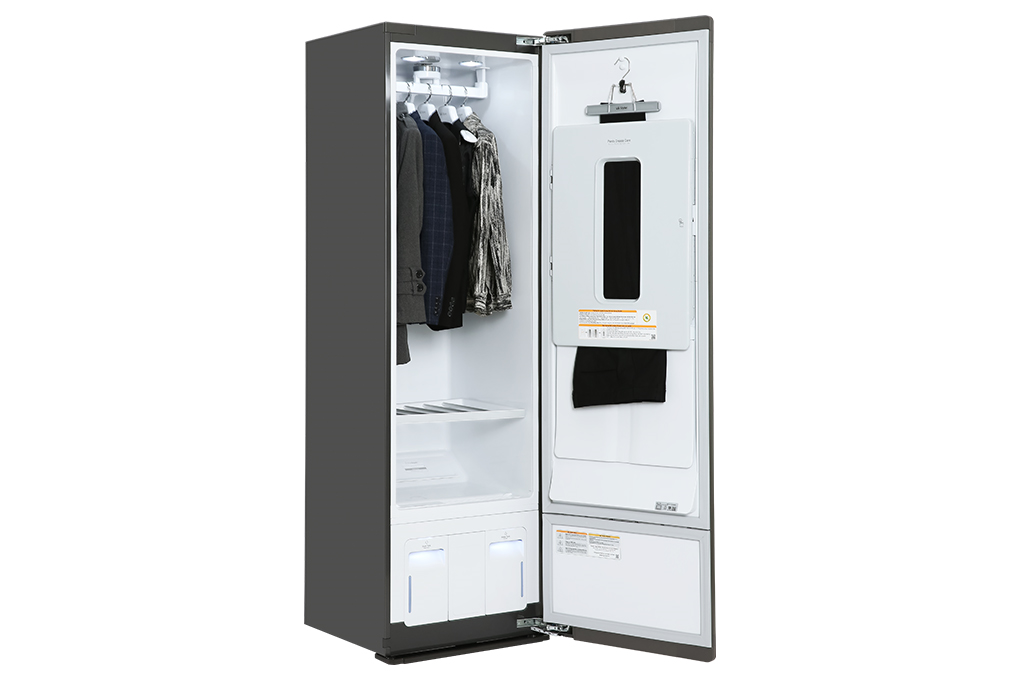 Tủ chăm sóc quần áo thông minh LG Styler Inverter 5 móc S5MB Màu Chrome