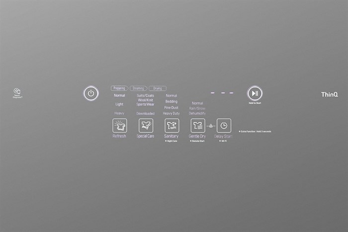 Tủ chăm sóc quần áo thông minh LG Styler Inverter 5 móc S5MB Màu Chrome