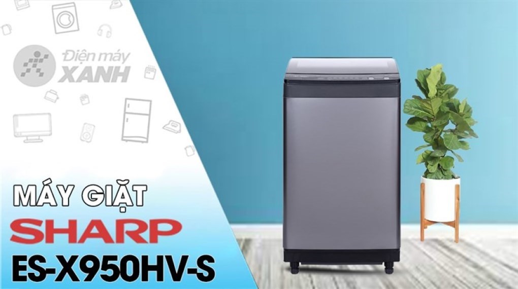 Máy giặt Sharp Inverter 9.5 Kg ES-X95HV-S