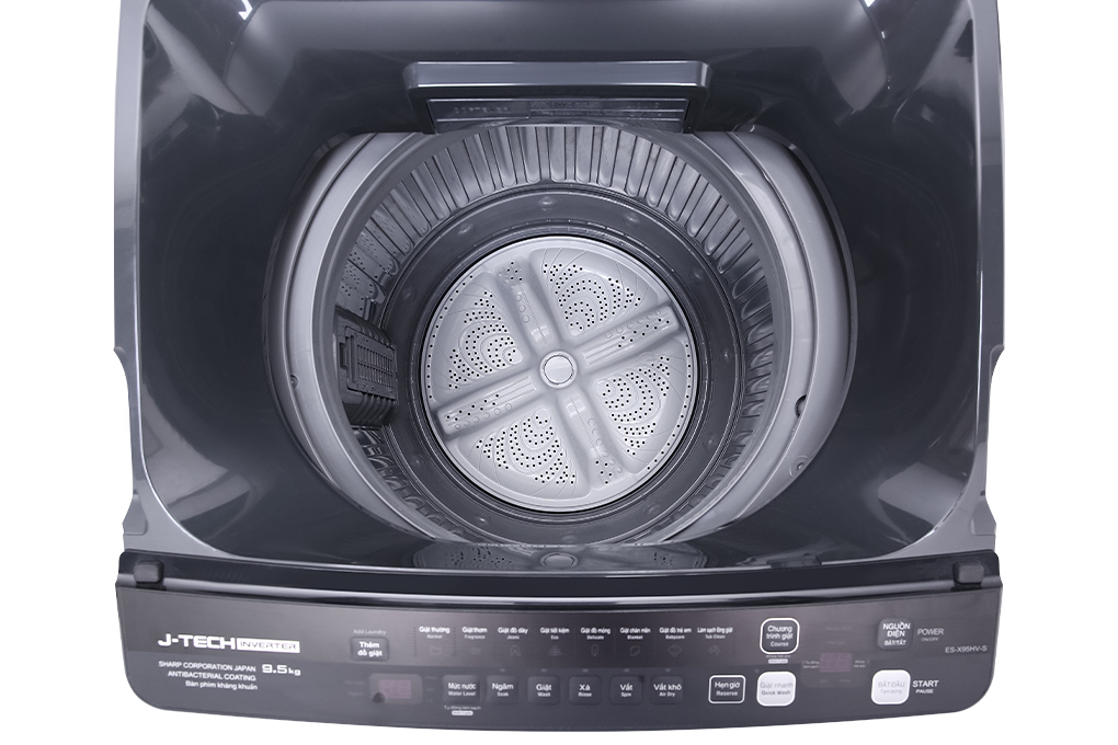 Siêu thị máy giặt Sharp Inverter 9.5 Kg ES-X95HV-S