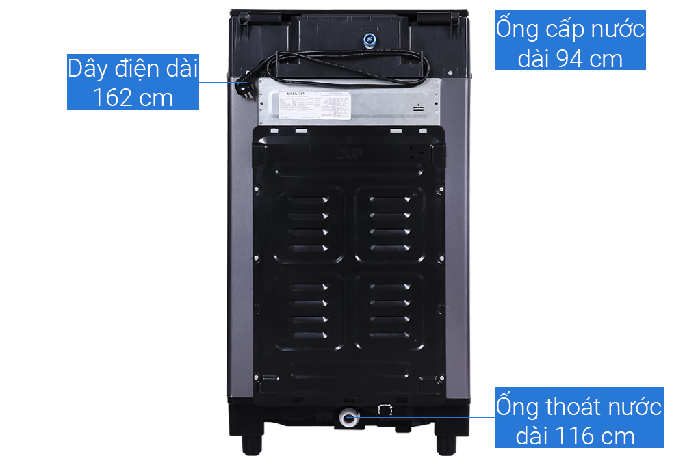 Máy giặt Sharp Inverter 9.5 Kg ES-X95HV-S giá rẻ
