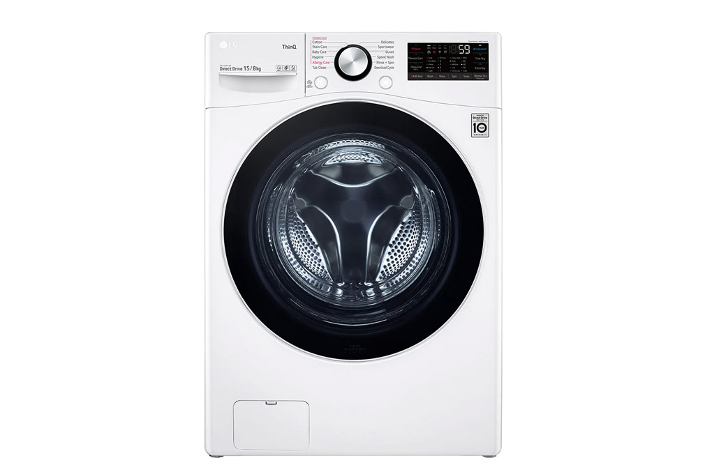 Máy giặt sấy LG Inverter 15 Kg F2515RTGW giá rẻ