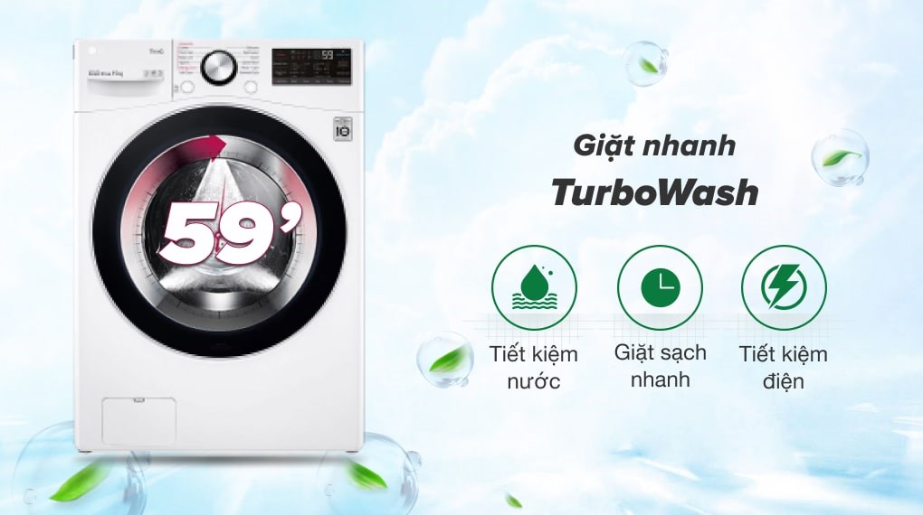 Máy giặt LG AI DD Inverter 15 Kg F2515STGW - 13